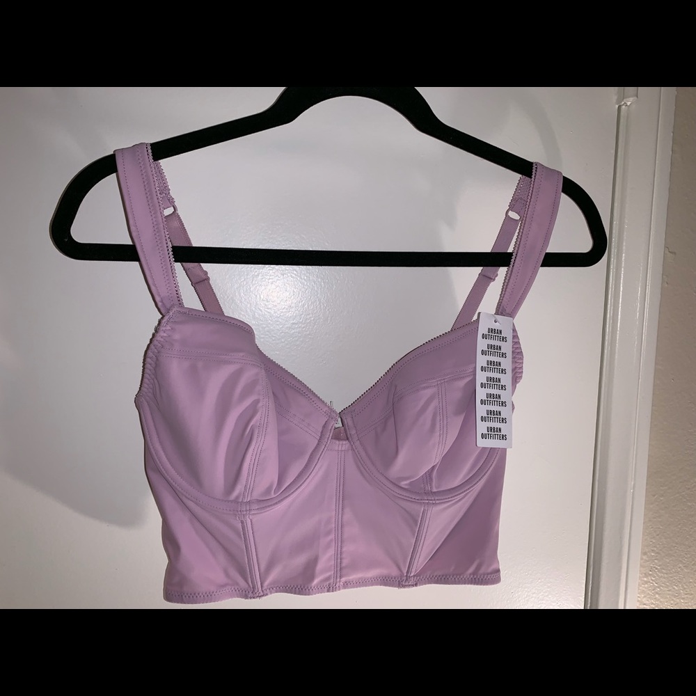 Brand New Urban Outfitters lavender corset bra